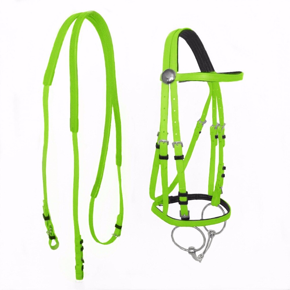 Water Paard Paardensport hoofdstel rein vork PVC water paard hoofdstel reins Le roestvrij staal anker