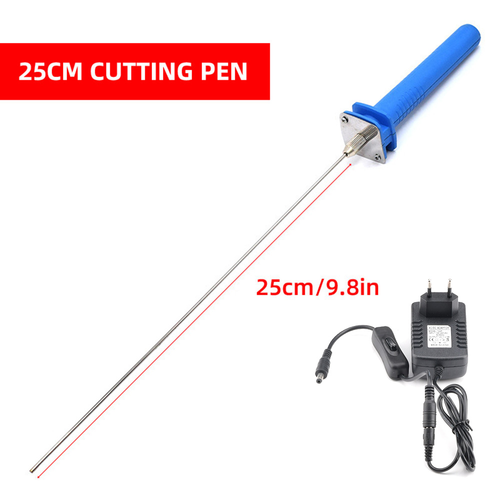 Foam Cutter Pen Electric Foam Polystyrene Cutting Machine Portable Styrofoam Cutter DIY Cutting Tools Film Cutting 15W 110V-240V: DARK GRAY