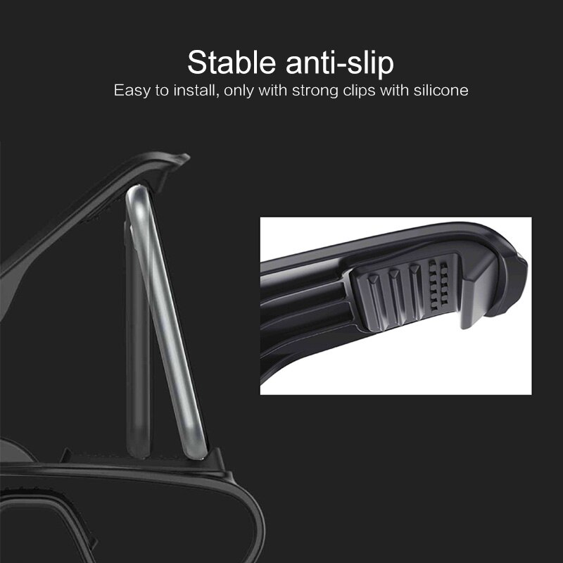 Universele Clip Op Auto Gps Dashboard Mount Mobiele Telefoon Houder Antislip Stand R Auto Telefoon Houder Gps Stand auto Telefoon Accessoires