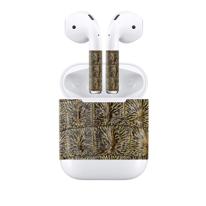 Kolorowe naklejki dla AirPods skórki naklejki wymienny samoprzylepne dekoracyjne skórka kalkomania naklejka dla Airpods winylu naklejki: 0185