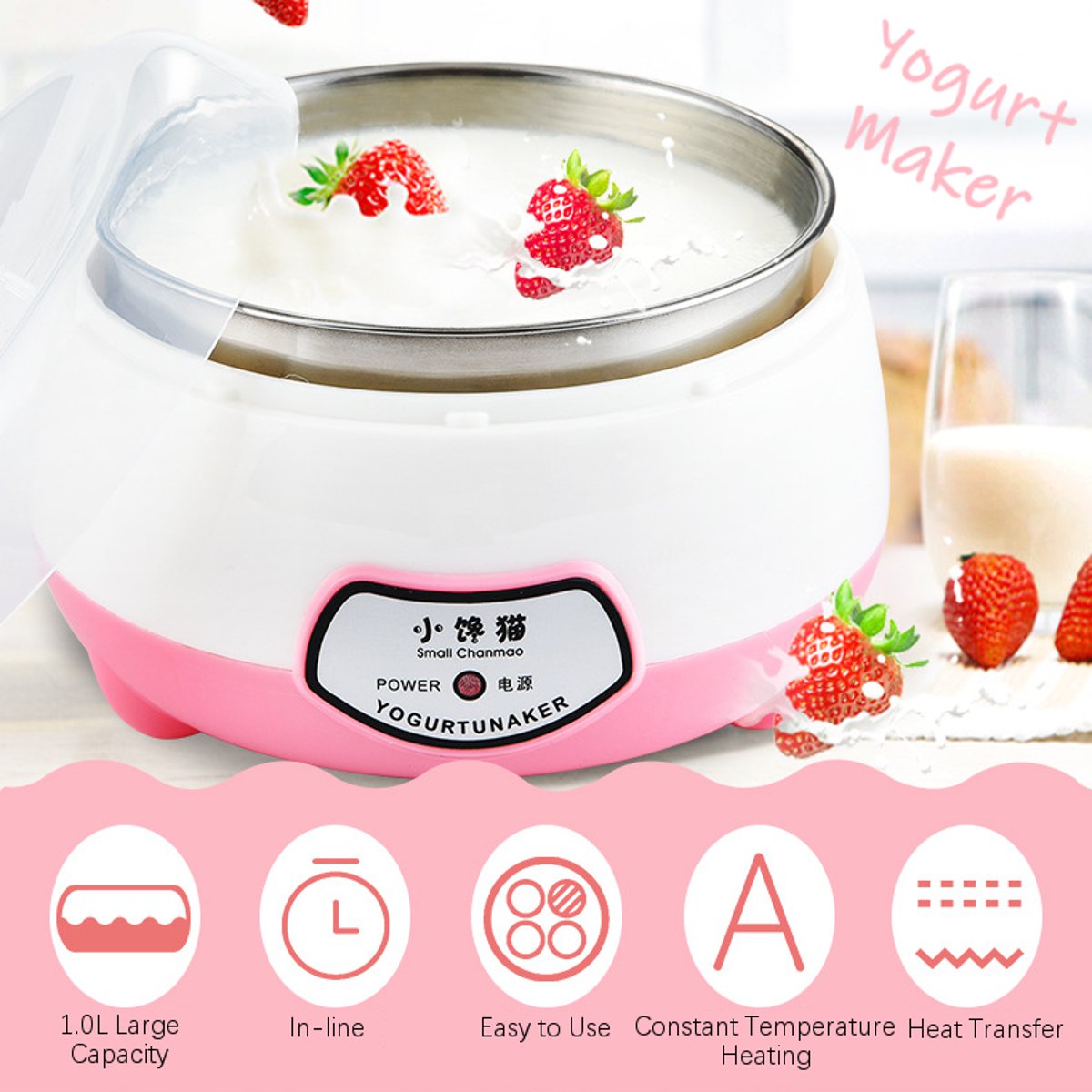 Machine à yaourt ménage petit entièrement automati – Grandado