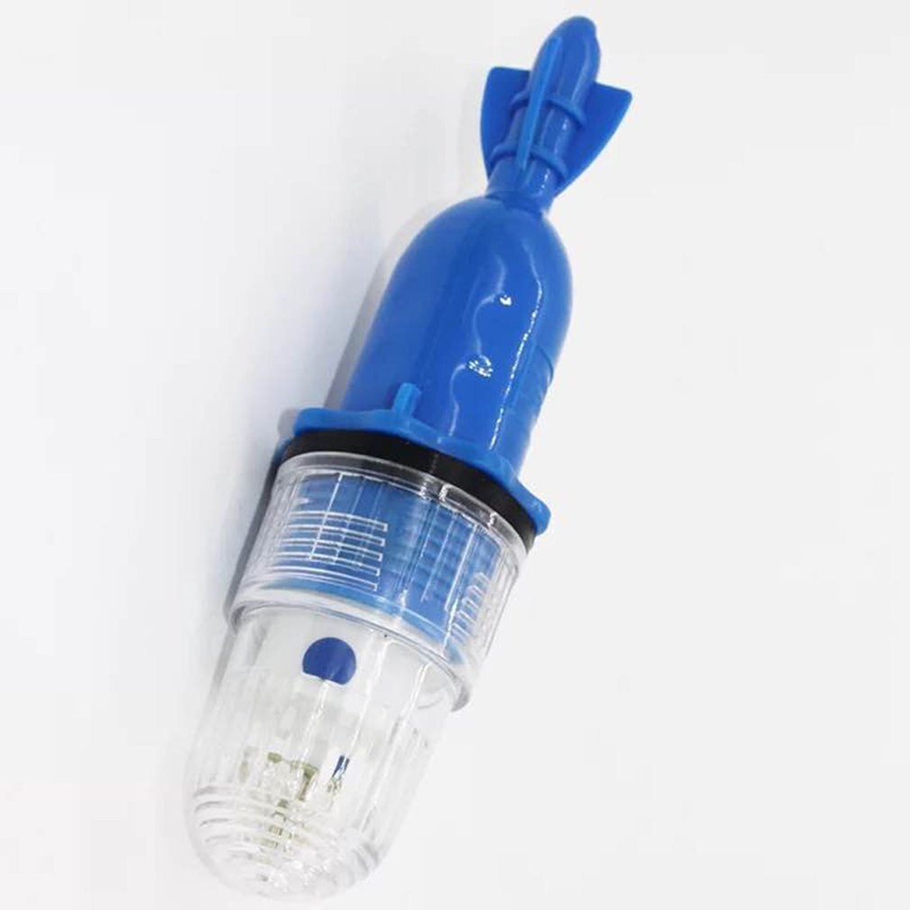1Pcs Vissen Licht Onderwater Netto Baken Boei Signaal Knipperlicht Lampje Lokt Vis Finder Lamp Knippert