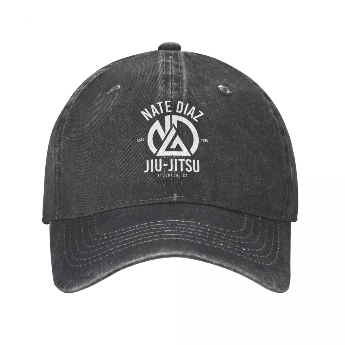 Nate Diaz Baseball Cap Vintage Distressed Washed MMA Nate Sport Stockton Brothers Fighter Boxing Snapback Hat Men Golf Hats Cap: black