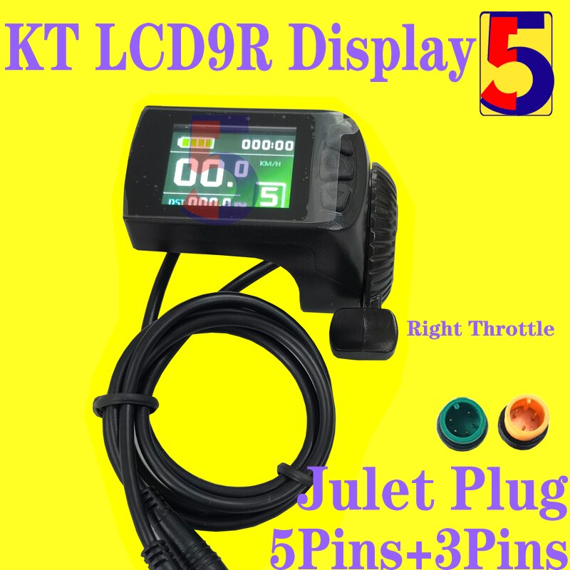 eBike KT LCD11 mini display 24V/36V/48V KTLCD Display for KT controller/ KT LCD3 LCD4 LCD5 LCD8S LCD8H LCD9 LCD10H LCD11 Display: LCD9R WF