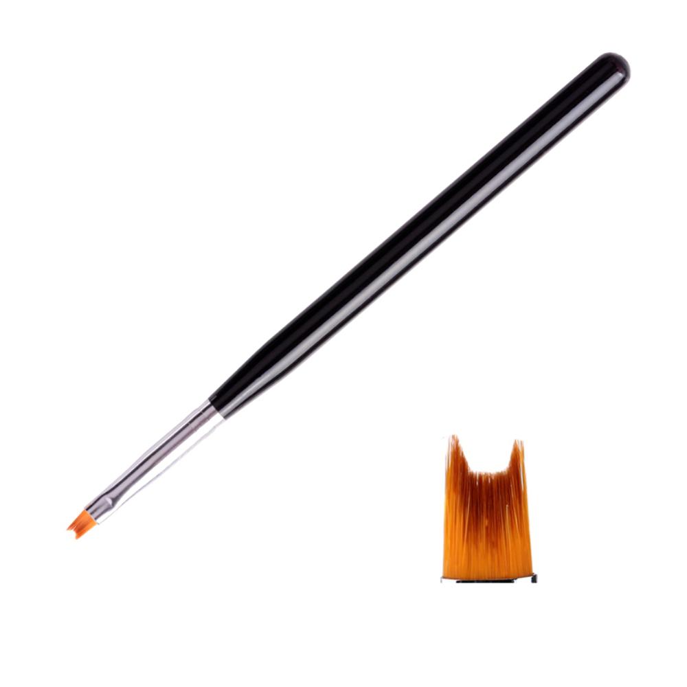 1 pièces strass diamant brosse à ongles Nail Art manucure brosses ensemble ligne fleur stylo pointillage peinture bricolage acrylique brosse à ongles Liner: 07