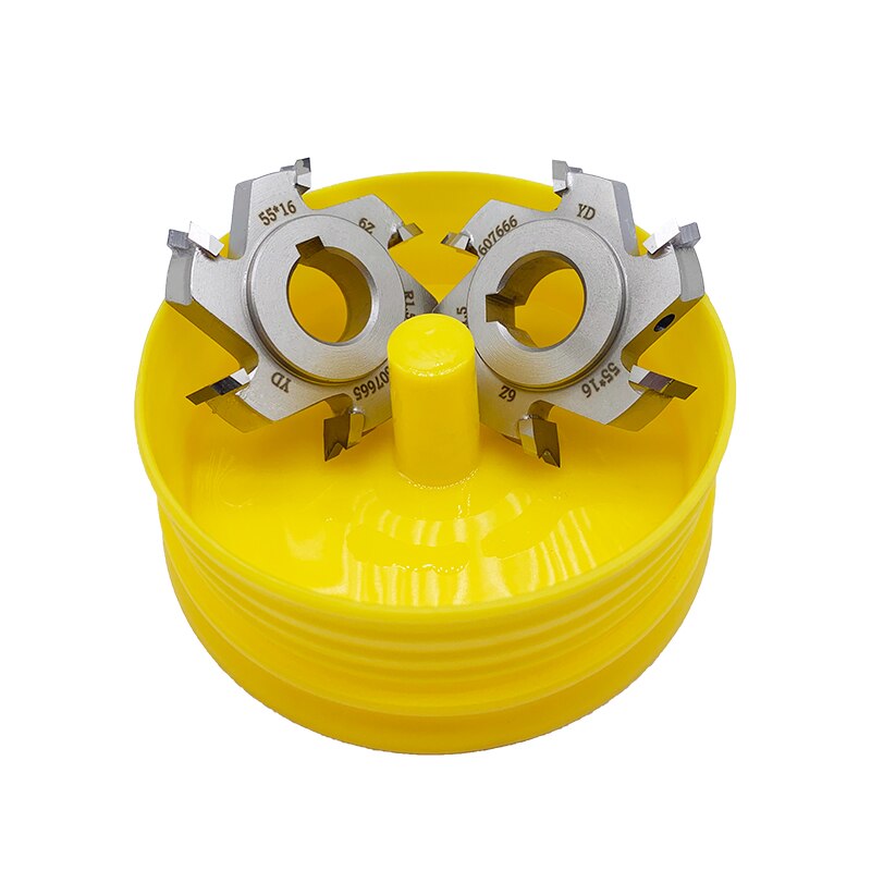 1 Pair (L+R) Fine Trimming Cutter for CEHISA Edge Banding Machine 55*16*H11*6Z R1.5/2/3