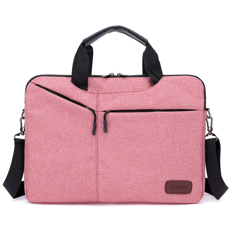 Mannen Business Aktetas Eenvoudige Casual Cross Body Tas Mannen Tas 14 Inch Laptop Tas Dames Forenzenzak: pink