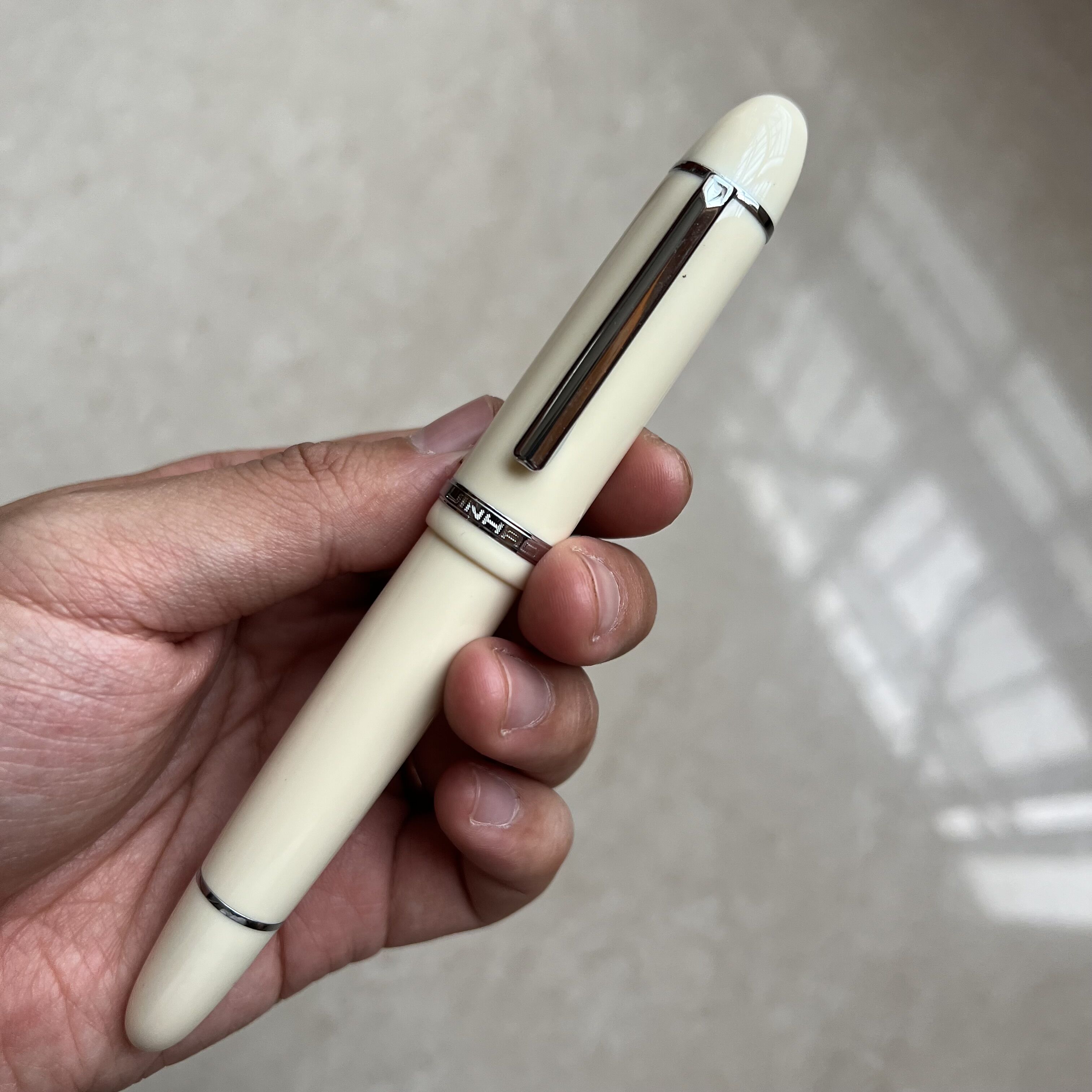 Jinhao  x159 akryl fyldepen metal guld klip forlængede fine nibs skole kontorartikler erhvervs skrivepenne  pk 9019