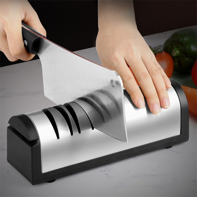 USB Rechargeable Electric Knife Sharpener Wireless High-Speed Sharpening Machine Kitchen Knife Sharpener Tools