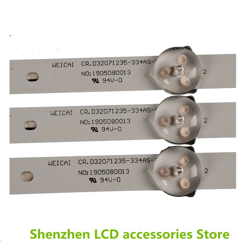 32 inch use aluminium LCD TV backlight bar RH-D32071235-334AS-M 59CM 6V