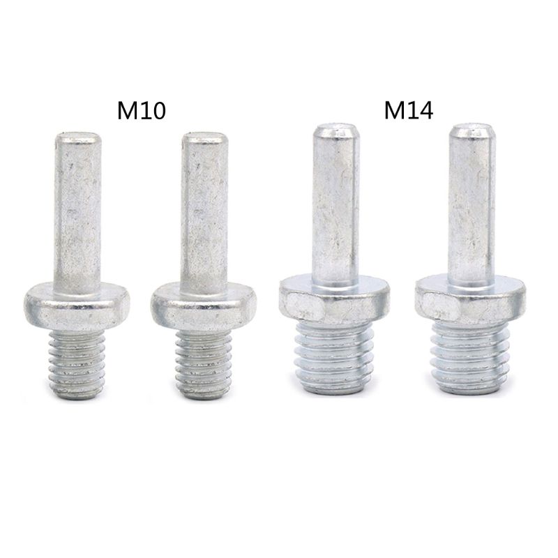 Adaptador de taladro de husillo de tornillo M10/M14 de aleación dura, almohadilla de respaldo, cepillo de alambre, biela para pulir el coche, 10mm/14mm