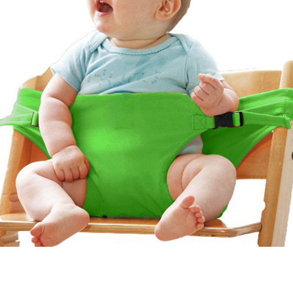 Portable Safety Baby Chair Harness Travel Foldable Washable Infant High Dinning Cover Seat