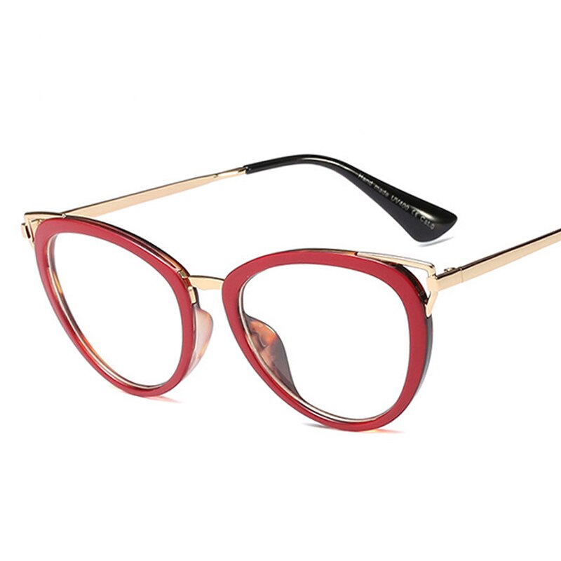 Mixed Colors Cat Eye Eyeglasses Frame Women Retro Myopia Glasses for Female Optical Prescription Eyewear