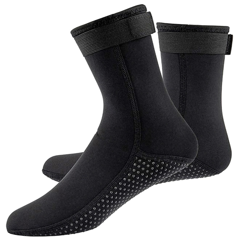 Calcetines de buceo de neopreno de 3mm y 5mm, antideslizantes, cálidos, elásticos, para adultos, zapatos de traje de neopreno, botas de buceo, surf, natación, snorkel