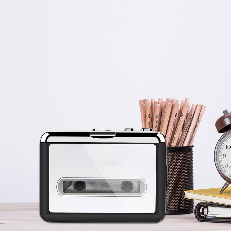 Reproductor de Cassette USB, adaptador de cinta para reproductor de Audio, grabadora de Cassette USB y reproductor a MP3, convertidor de captura