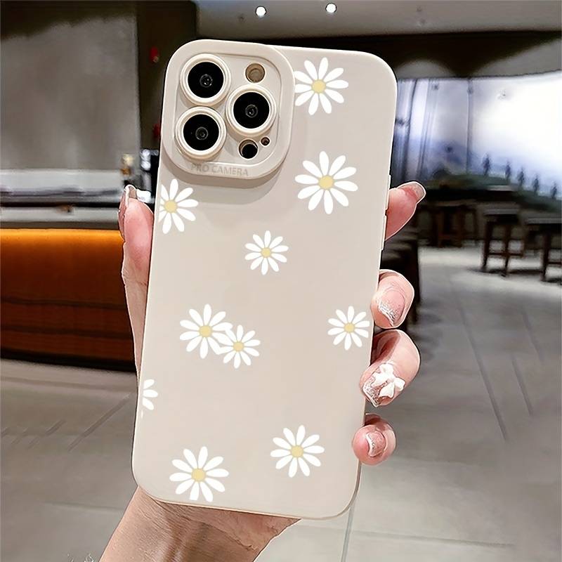 Daisy Graphic Printed Phone Case For iPhone 13 11 12 14 15 16 Pro Max Plus 16E XR 8 7 Plus SE X XS Max Soft Matte Cover: tpu