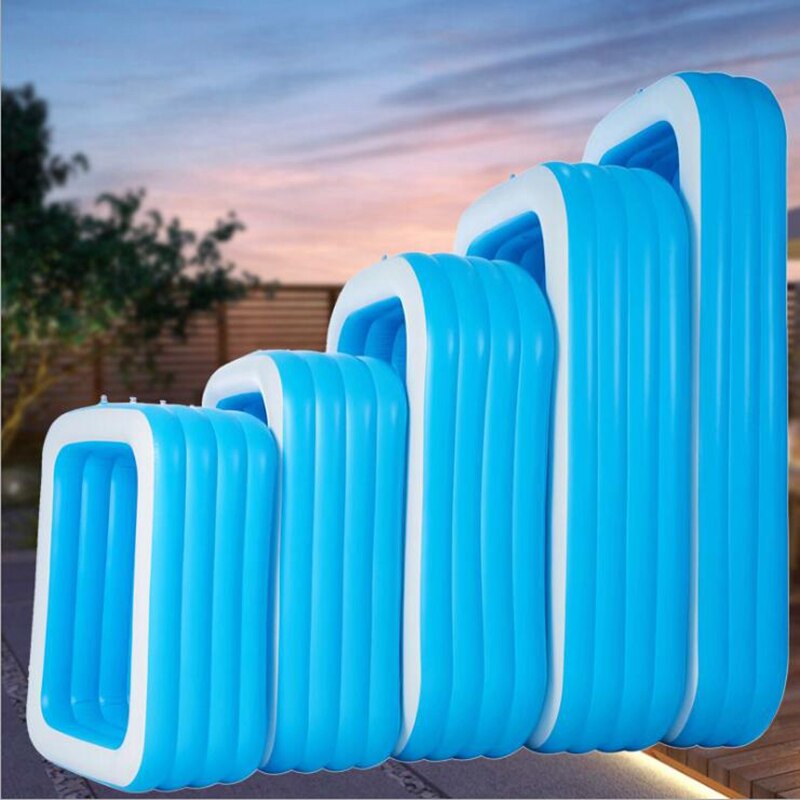 Nouvelle piscine gonflable adulte Double personnes piscine 3 couches piscine extérieure bébé baignoire eau jouer pour bébés