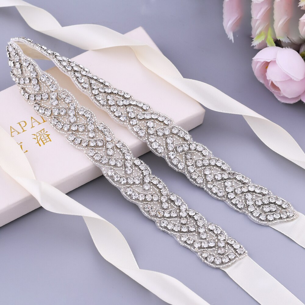 TRiXY S216-S atemberaubend Strass Gürtel Braut Gürtel Brautjungfer Gürtel für Kleid Hochzeit Kleid Gürtel Bling Gürtel für Frauen Taille Band