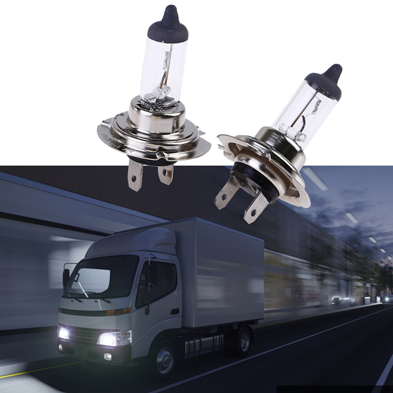 2 st 12v 55w h7 halogen bil-led-lampa vita dimljus halogenlampor bilstrålkastare 12v billampor strålkastare 4300k