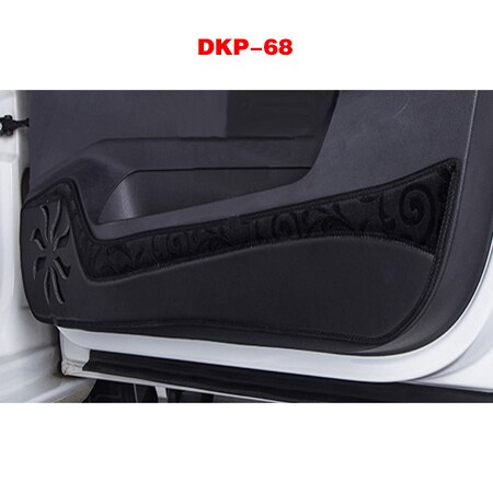CMC Brilliance V3 V5 V6 V7 H3 H220 H230 H230EV H320 H330 H530 Karry K50 K60 Leather car door Anti-Kick pad mats protector: Pink