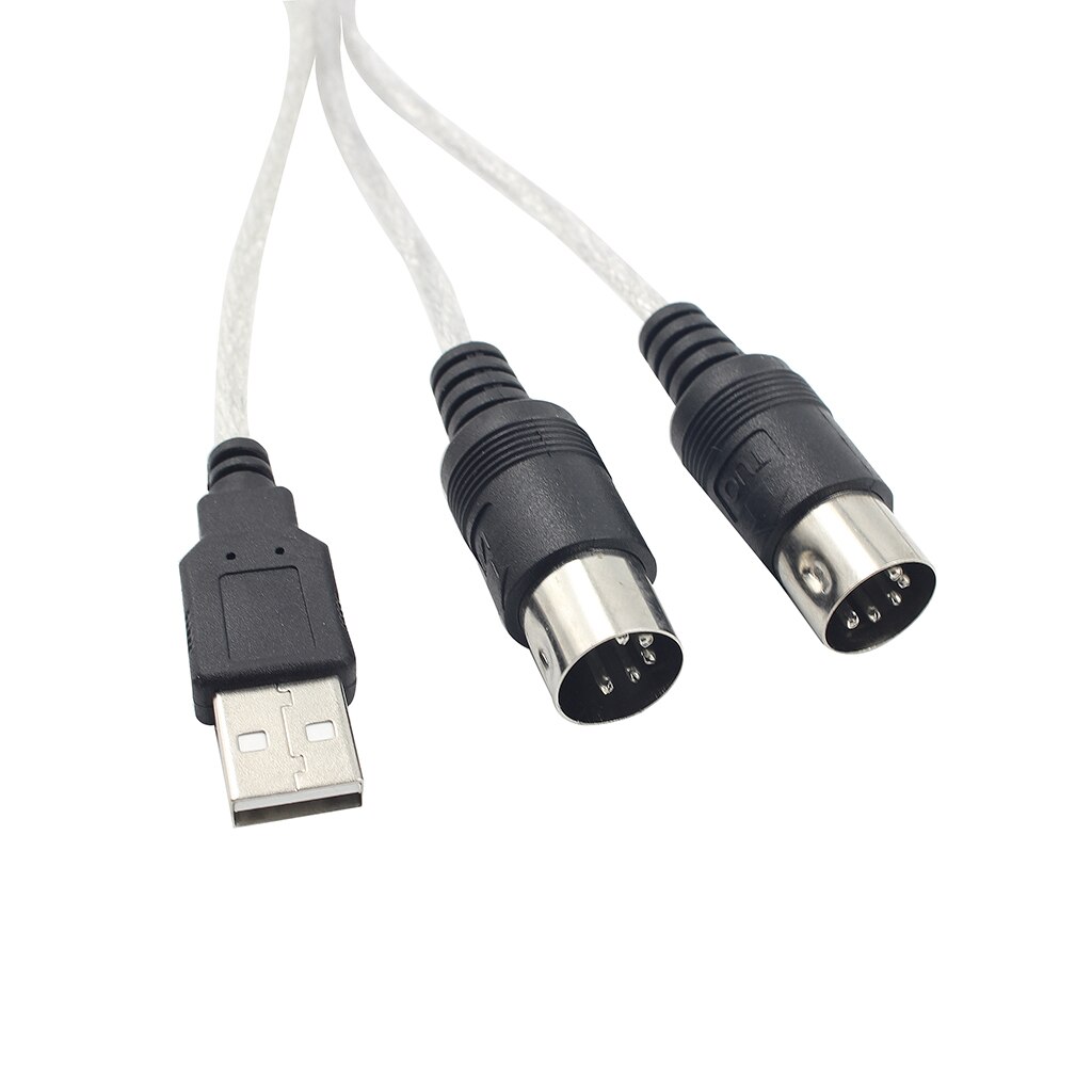 Câble convertisseur USB vers MIDI pour clavier de musique, adaptateur de Studio de musique, pour Windows et Mac