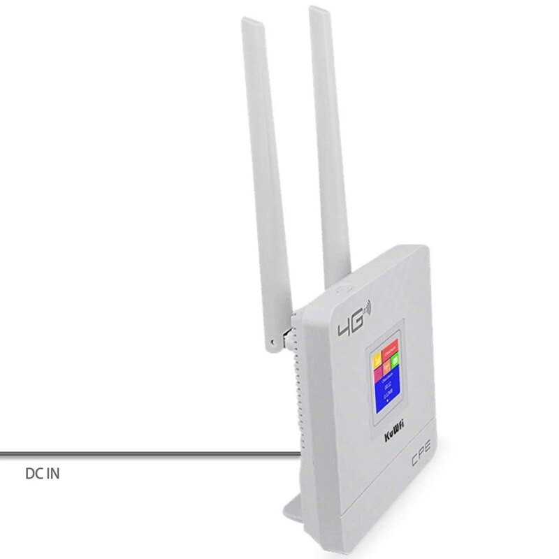 CPE903 4G Wireless Router with Sim Slot Surveillance Enterprise Wireless to Wired Portable WIFI for Home/Office(EU Plug)