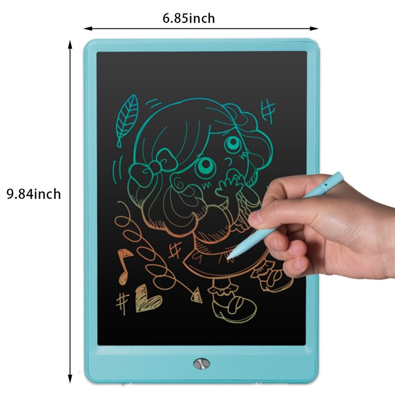 AU42 -10 Inch LCD Writing Tablet Board Kids Writing Pad Drawing, Painting Image Board,Creativity Imagination Child (2 PCS)