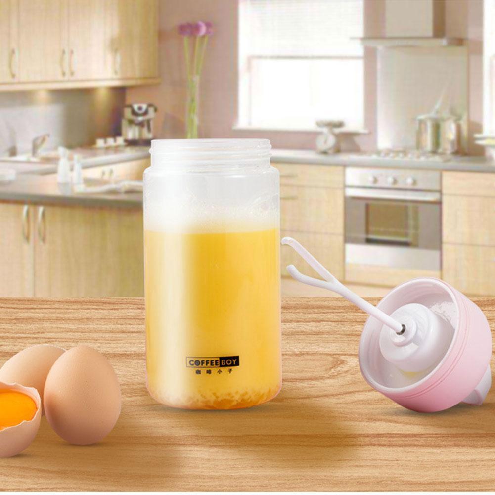 380ml Electric Protein Shaker Bottle Mixer Coffee Milk Stirring Cup Portable Automatic Mixing Cups For Men Women N9o2