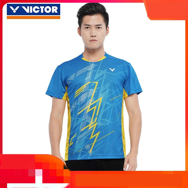 VICTOR deportes nuevos chaqueta Camiseta de manga corta traje de bádminton para hombres y mujeres 00004