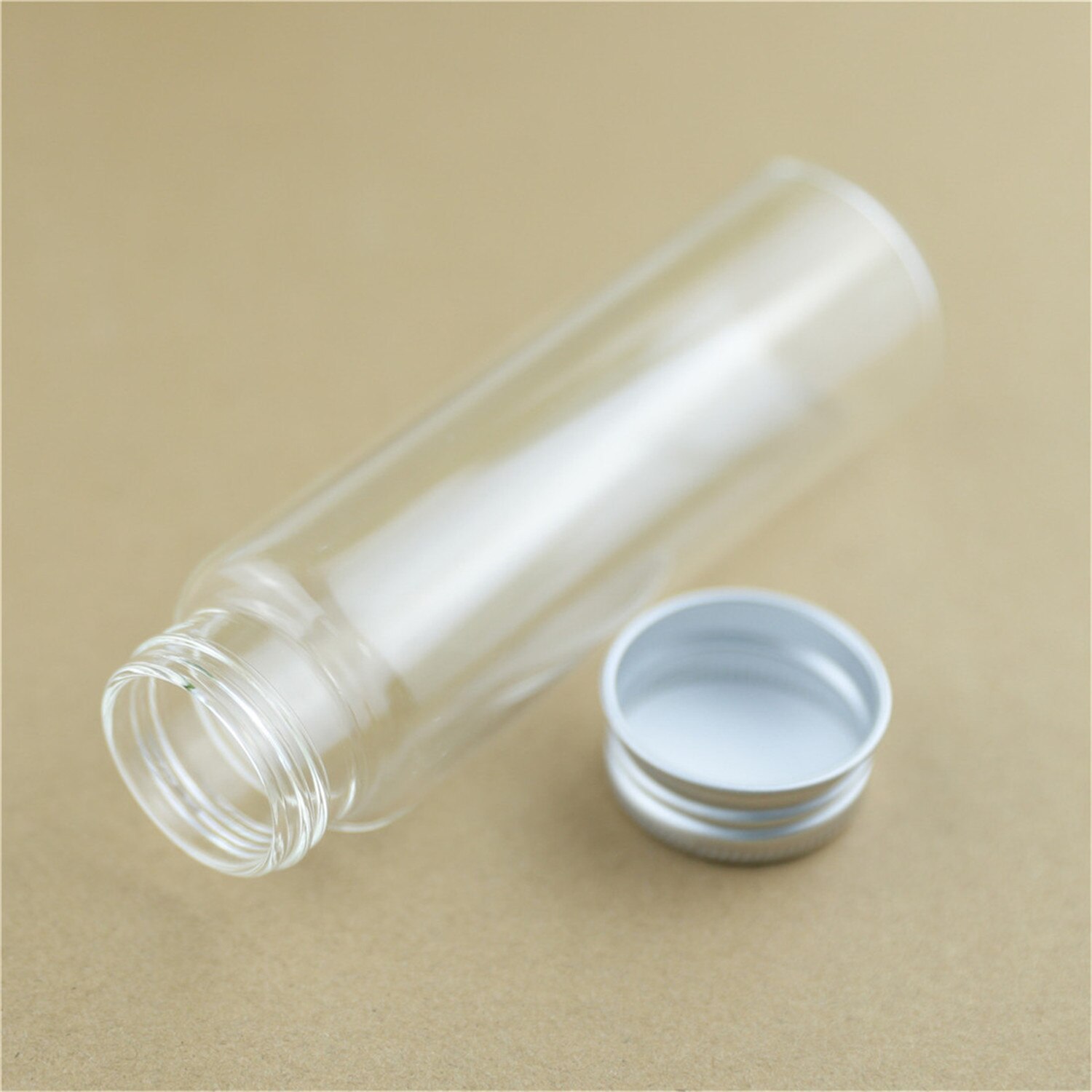 12 pz/lotto 37 * 120mm100ml bottiglia di vetro provetta vasetti di vetro bottiglie DECORATIVE vetro spezie stoccaggio vasetti fai da te contenitori