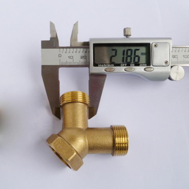 Splitter Swivel Hose Washing Machine Brass Connector Y Piece Joiner Union