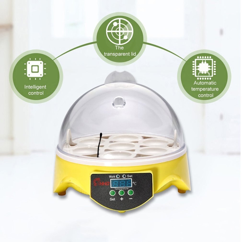 7 Egg Incubator Poultry Brooder Small Equipment In... – Grandado