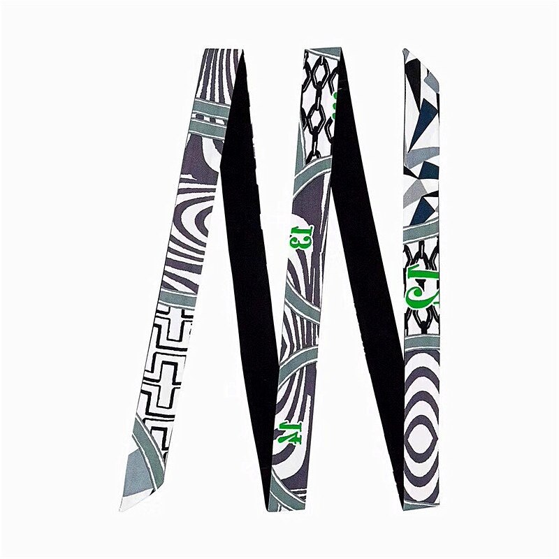 Nouvelle multifonctionnel foulard en soie 200 cm Skinny écharpe femmes sac rubans femme ceinture foulards et enveloppes pour dames: 8