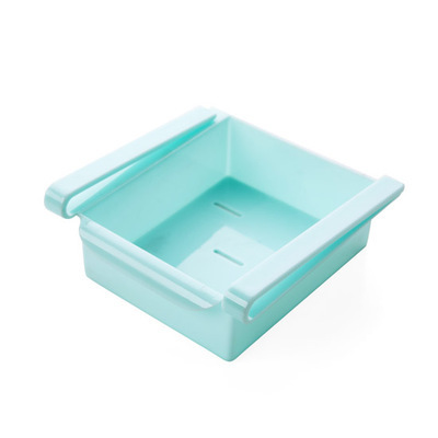 Kreative haushalt kühlschrank kunststoff lagerung korb lebensmittel und getränke schublade Kasten küche kleinigkeiten Abschluss fallen YHJ121303: A Blau