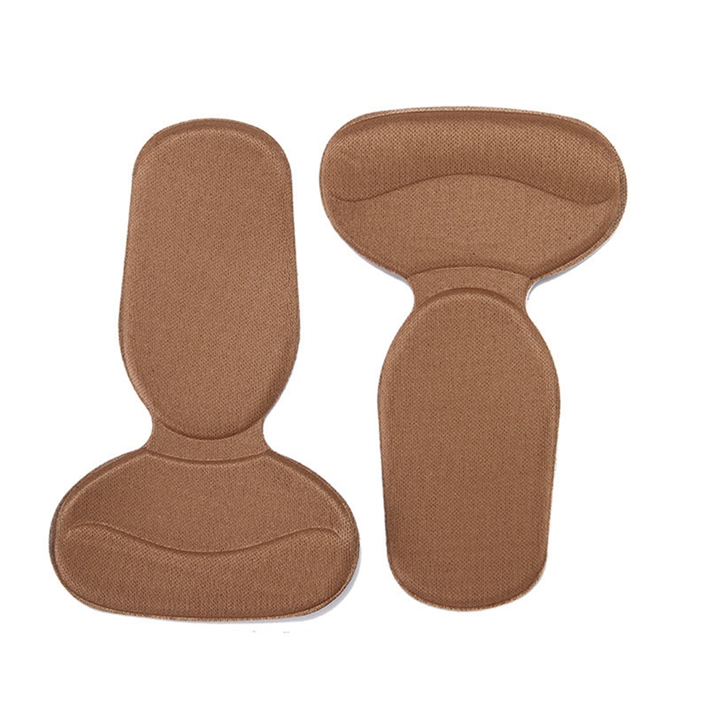 Semelles intérieures orthopédiques, 1 paire, coussinets antidérapants en Silicone, en forme de T, protection du talon du pied, doublure des chaussures, nouvelle , #734