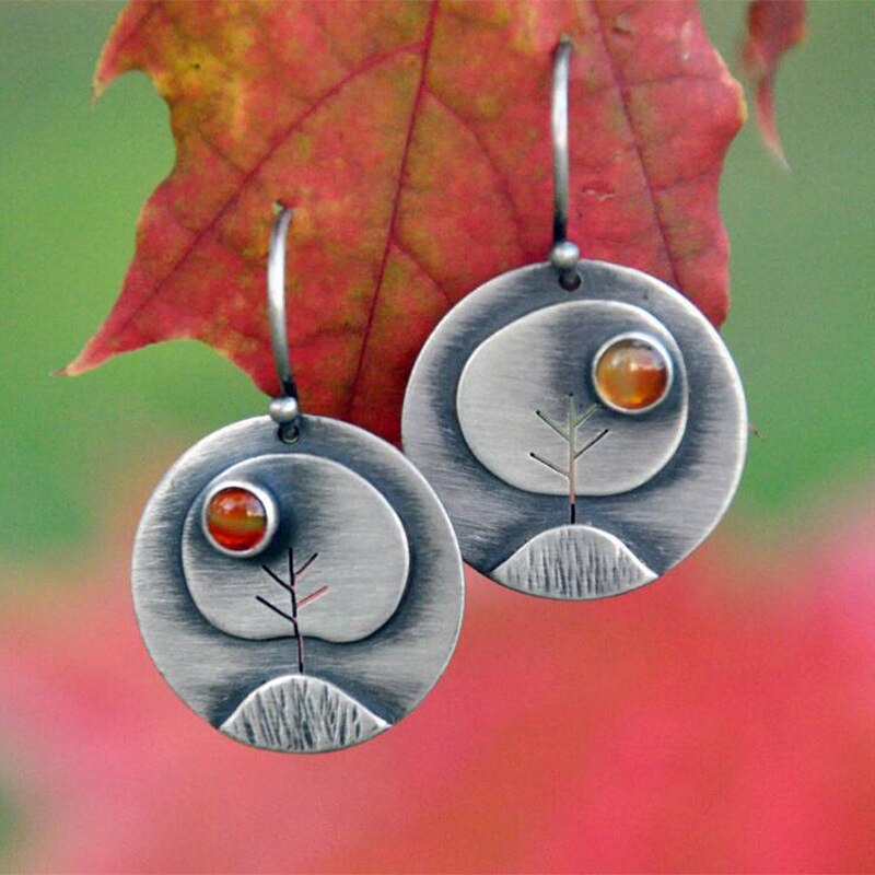 Vintage Opal Asymmetric Ear Hook Earrings for Women Irregular Baroque Pearl Earrings for Women Accept: Z22