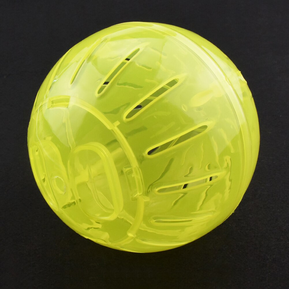 Pet Rodent Mice Jogging Hamster Gerbil Rat Toy Plastic Exercise Ball Lovely Pet Ball Toys 10cm 12cm: Yellow A / M 12cm