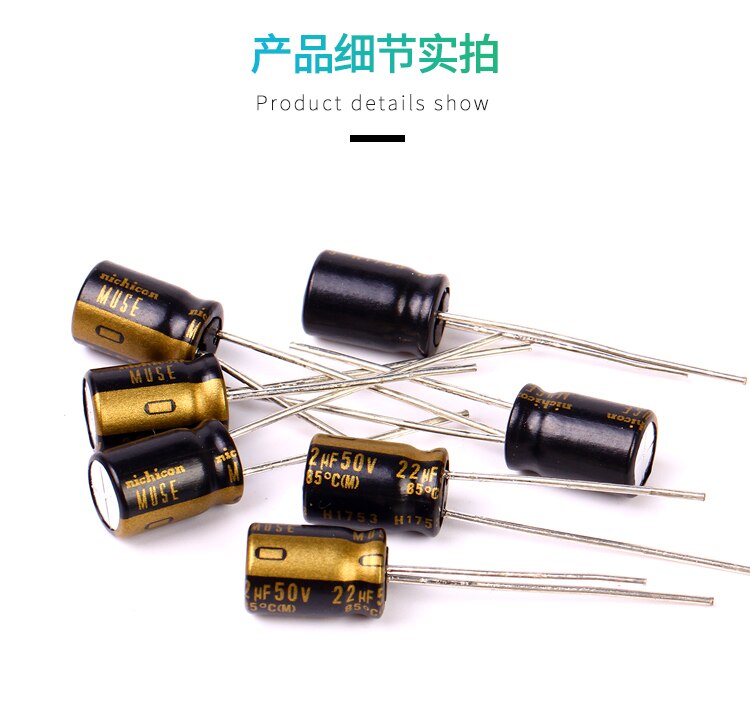 10PCS NICHICON MUSE KZ 22UF 50V 8X11.5MM 50V22UF Nichicon KZ 22 UF/ 50V 22UF50V PCM3.5