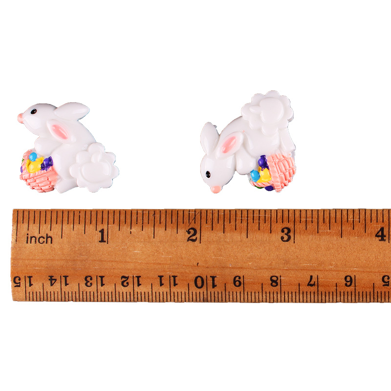 CYSJ 6 STKS Bunny Ornamenten Tuin Beeldjes Konijnen Fairy Tuin Accessoires,Micro Landschap Konijnen Ornamenten Tuin Miniaturen Decoraties Hars Konijntje Beeldjes