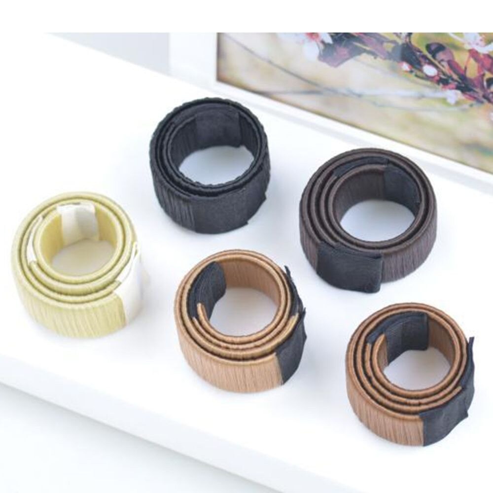Herramienta de cabello trenzado circular de forma circular, utensilio para hacer moños de rosquilla flexible francesa, utensilios de estilismo para el pelo Diy de Clip de estilo de peinado, 1 ud.