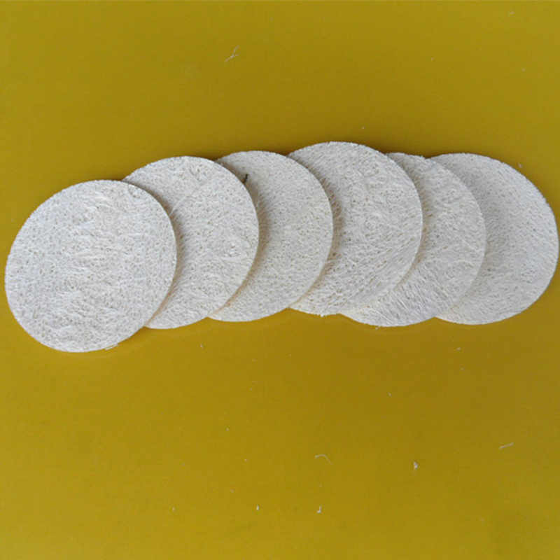 40pcs Natuurlijke Loofah Luffa Loofa Facial Pad Spons Wrijven Exfoliëren Bad Handschoen Ovale Badhanddoek