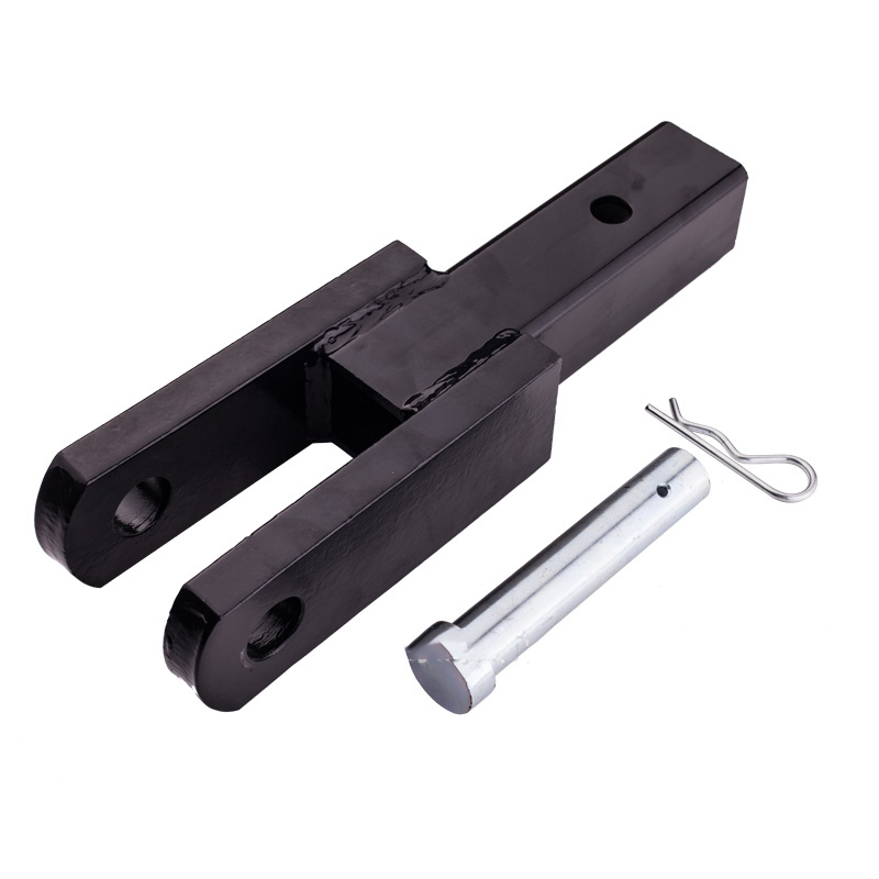 Clevis Hitch Mount 2" Receiver 3-Ton Tractor Clevis Hitch With Clevis Pin U-Shaped Trailer Connection Rod Trailer Loaded Adapter