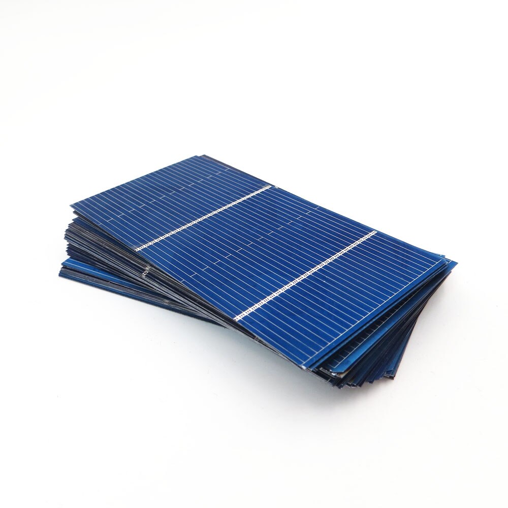 50 kpl aurinkopaneeli tee itse aurinkokennoja monikiteinen aurinkosähkö moduuli tee itse aurinko akkulaturi paineil solar 0.54w 78*39mm