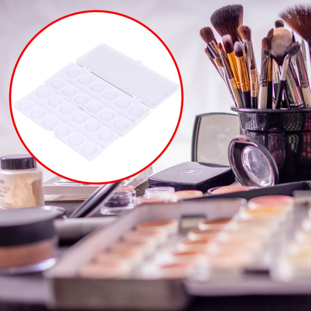 Manicure Schilderen Doos Aquarel Lade Gouache Pigment Mengen Lade Opbergdoos