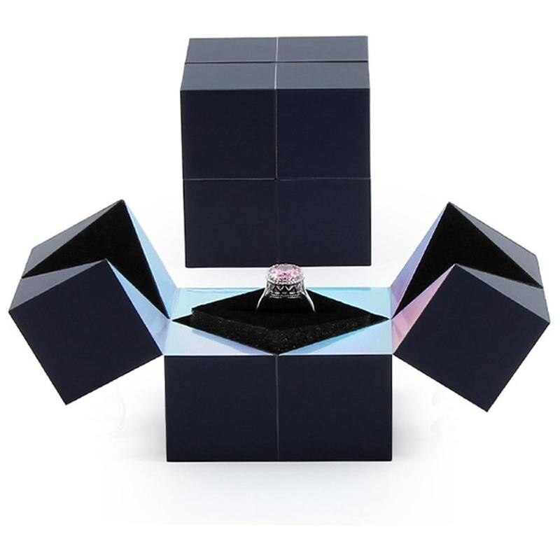 Ring Armband En Puzzel Sieraden Doos Ketting Armband Oorbellen Ring Box Verpakking