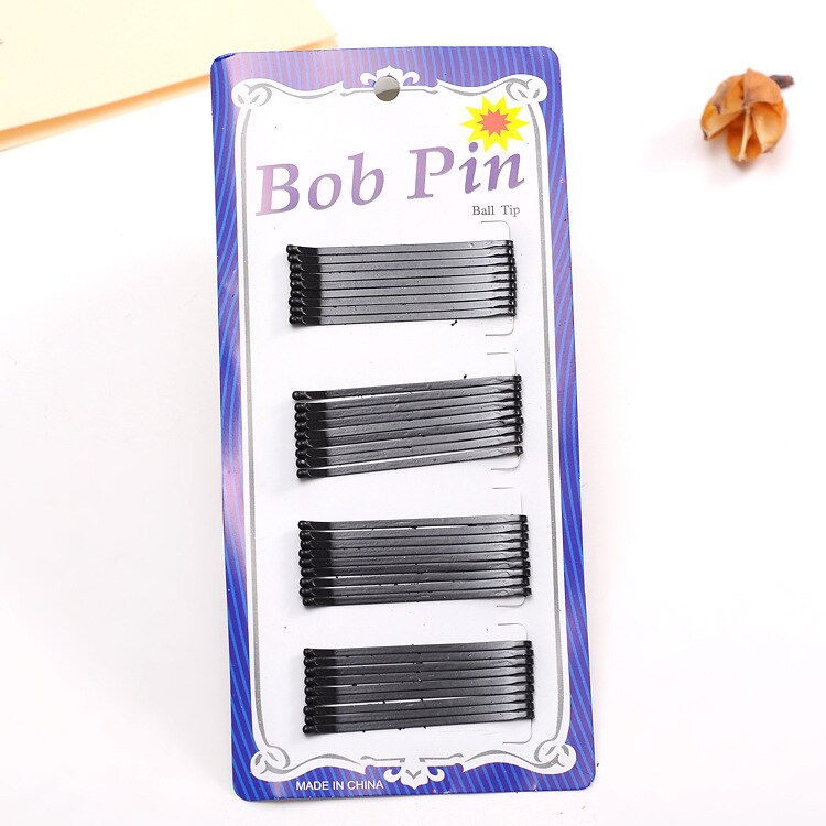 Hairpins Black Alloy Hair Clip Bobby Pin Hair Accessories Headwear Ball Tip Bob Pins hair clips for women