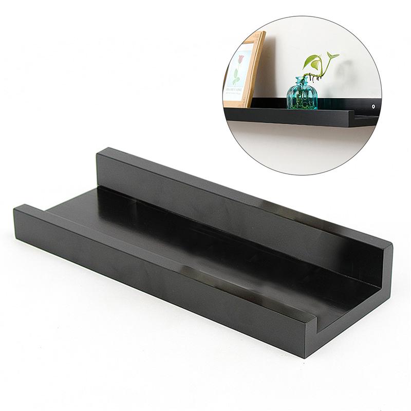 Estante de pared de bambú flotante repisa de almacenamiento de pared estantes de pared arte de pared para la decoración del hogar: 3