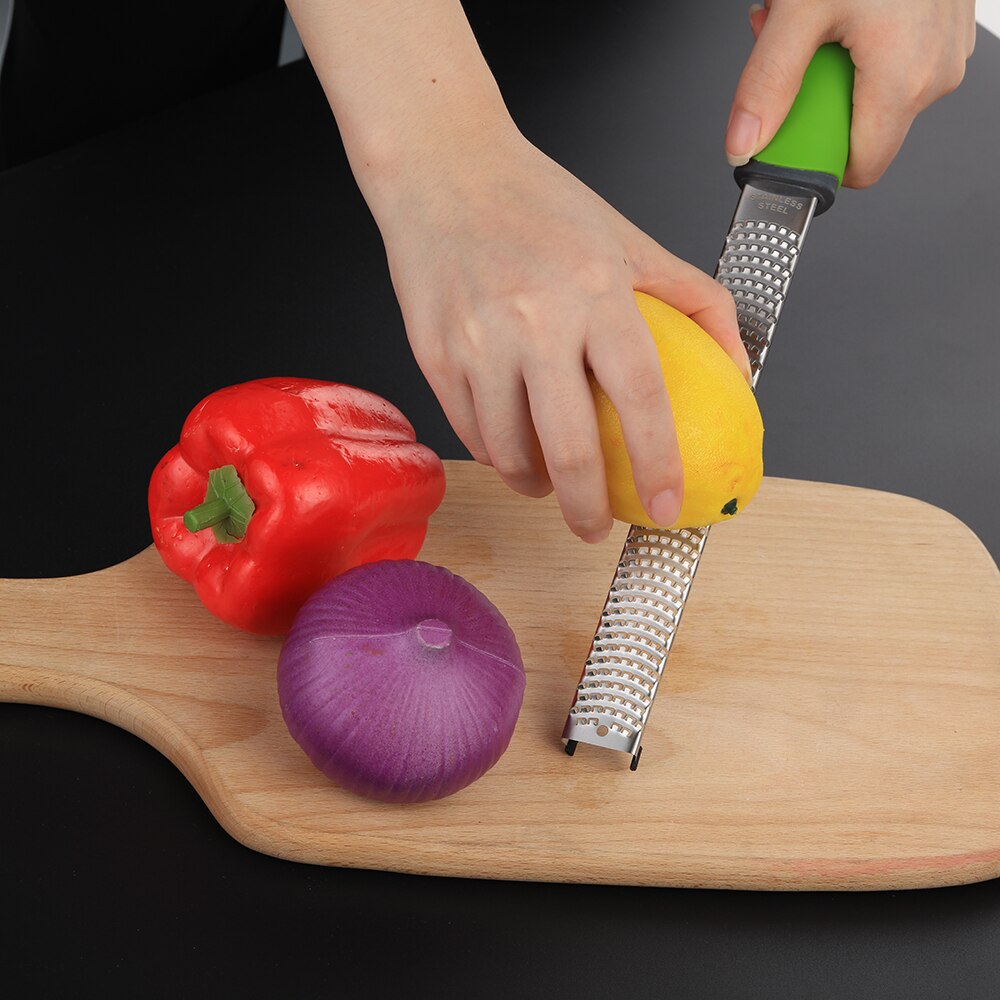 1pc microplane kaasraspen roestvrij staal citrus citroenrasp kaasrasp fruit groenteschiller keukengadgets