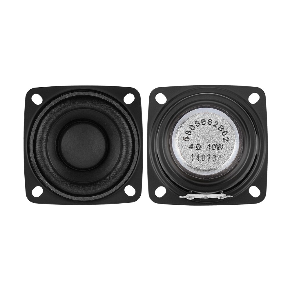 AIYIMA 2Pcs 2 Inch Full Range Speaker Driver 4 Ohm Radio Sound Versterker Luidspreker 10W 15W 20W DIY HIFI Bluetooth Speaker: 4 Ohm 10 W Speaker