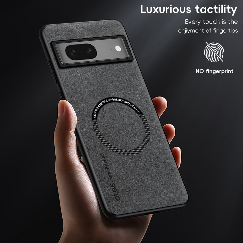 Capa macia de couro retrô magnética para google pixel 7 pro, tampa do telefone de carregamento sem fio, pixel 7 pro, google 7a